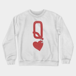 Queen Of Hearts Poker by Tobe Fonseca Crewneck Sweatshirt